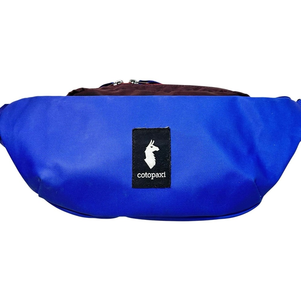 Cotopaxi Hip Pack Fanny Pack Waist Belt Bag Cobalt Blue Burgundy Red Adjustable